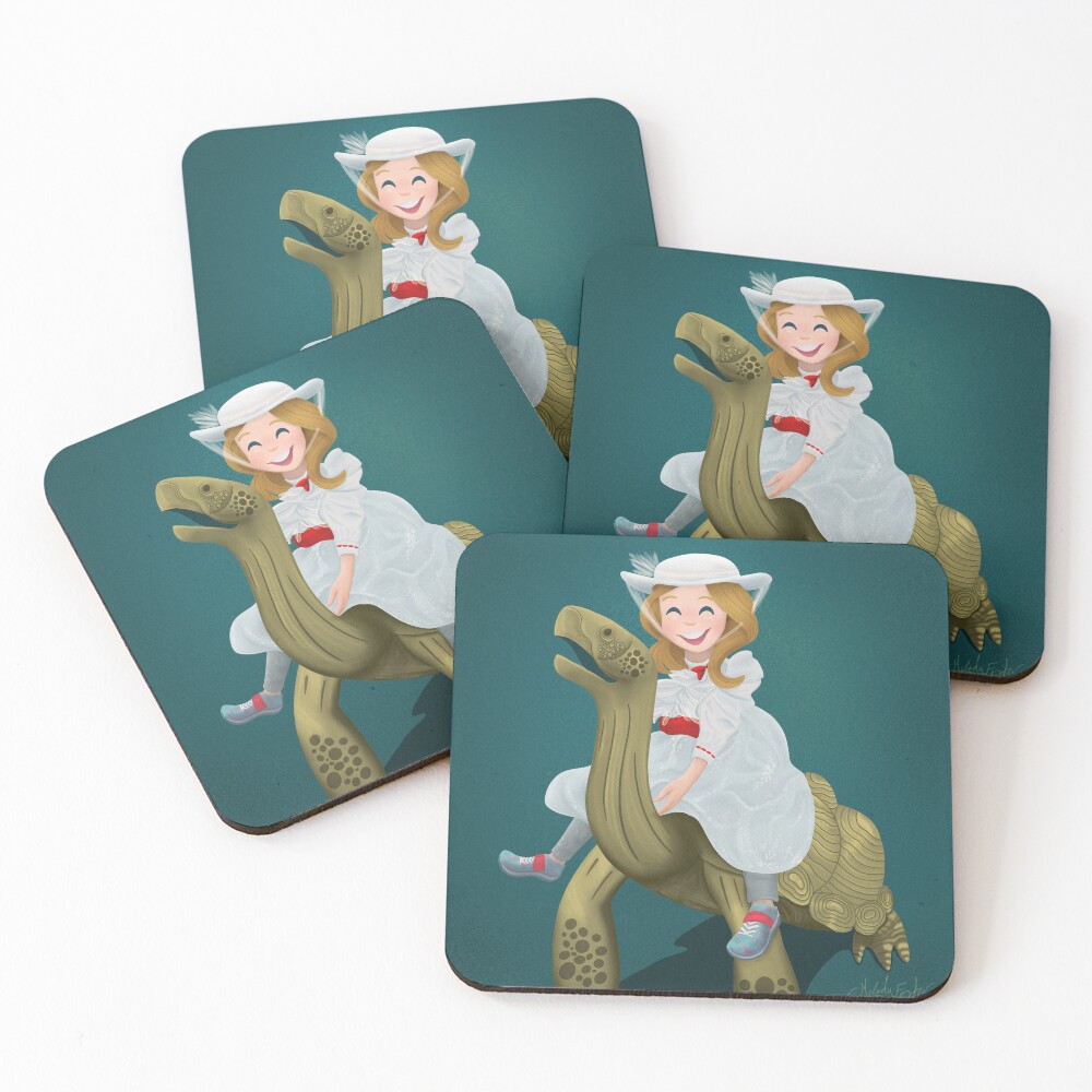 Item preview, Coasters (Set of 4) designed and sold by LunarFoxID.