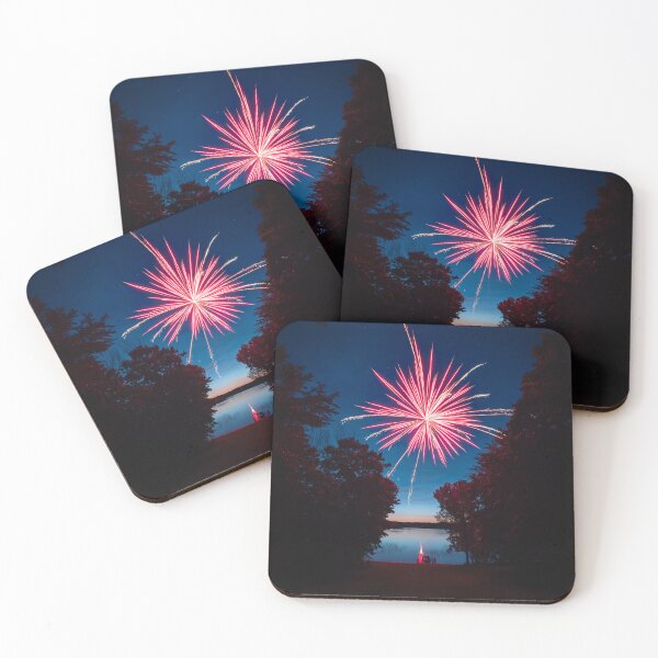 Item preview, Photograph of fireworks over a lake designed and sold by Sue Davie.
