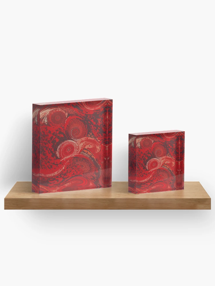 Thumbnail 3 of 5, Acrylic Block, Ruby Rhapsody designed and sold by LabZoidd.