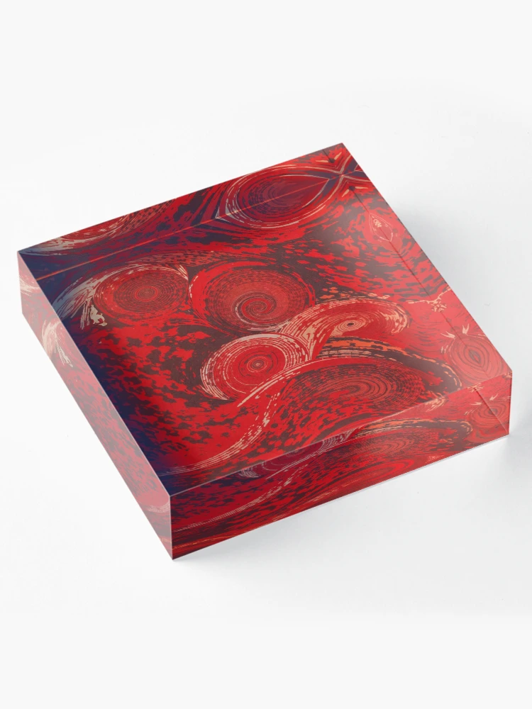 Thumbnail 4 of 5, Acrylic Block, Ruby Rhapsody designed and sold by LabZoidd.