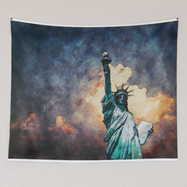 Item preview, Statue of Liberty watercolour watercolor New York NYC America USA United States of America designed and sold by fishercraft.
