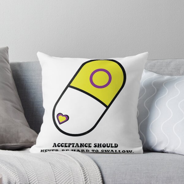 Item preview, Intersex Pride Pill (black text) designed and sold by WatchersWanted.