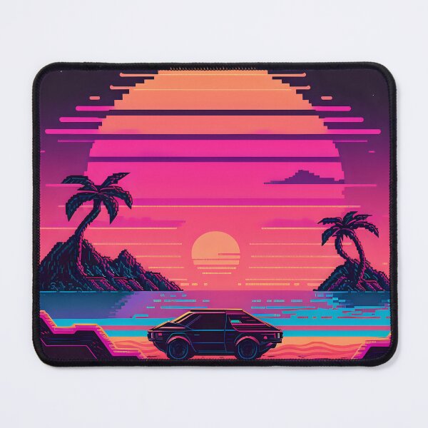 Item preview, Synthwave sunset designed and sold by Synthopium.