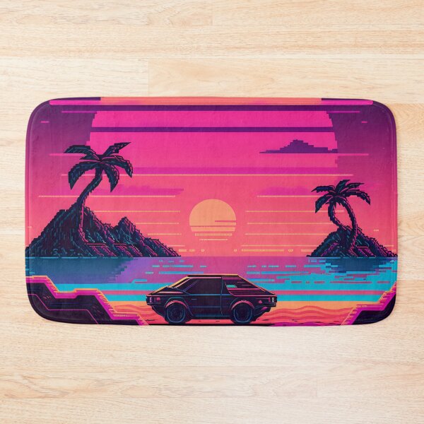 Item preview, Synthwave sunset designed and sold by Synthopium.