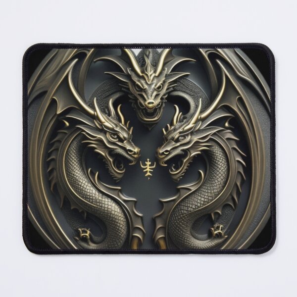 Item preview, Three Headed Dragon Dracarys Shield designed and sold by LuizSilva1983.