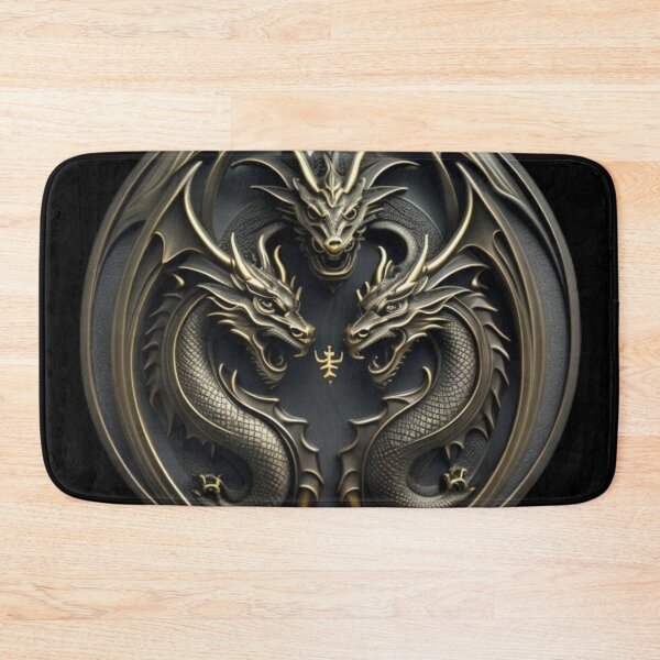 Item preview, Three Headed Dragon Dracarys Shield designed and sold by LuizSilva1983.
