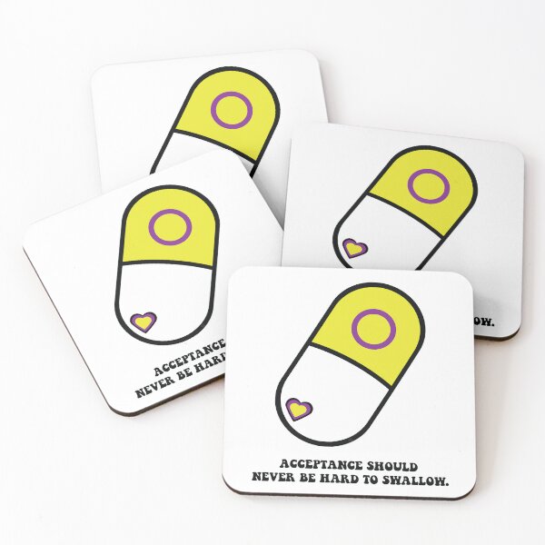 Item preview, Intersex Pride Pill (black text) designed and sold by WatchersWanted.