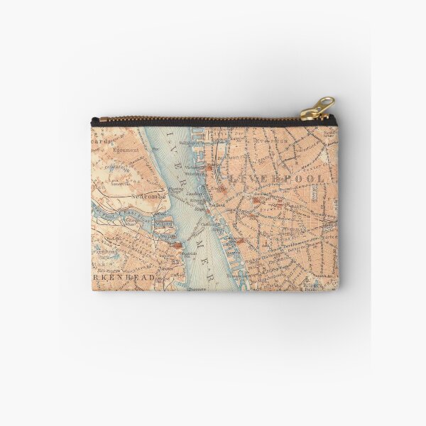 Item preview, Vintage Map of Liverpool and Birkenhead England (1910) designed and sold by BravuraMedia.