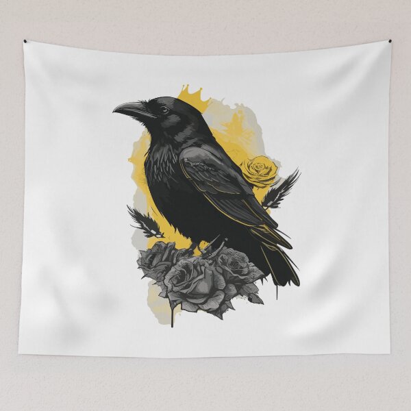 Item preview, King Raven - a black Crow with a King's crown designed and sold by wingstar.