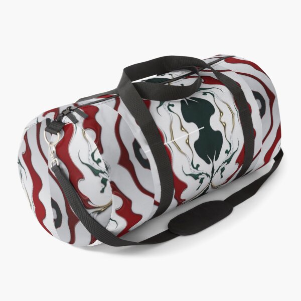 Item preview, marble white and red glitter Gold Fluid pattern designed and sold by SuraSu.