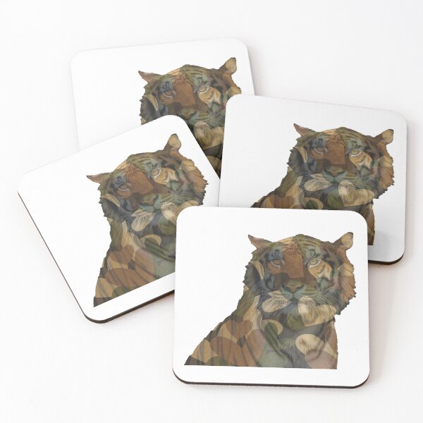 Item preview, Tiger — Camo Hearts designed and sold by Ramona Gonzales.