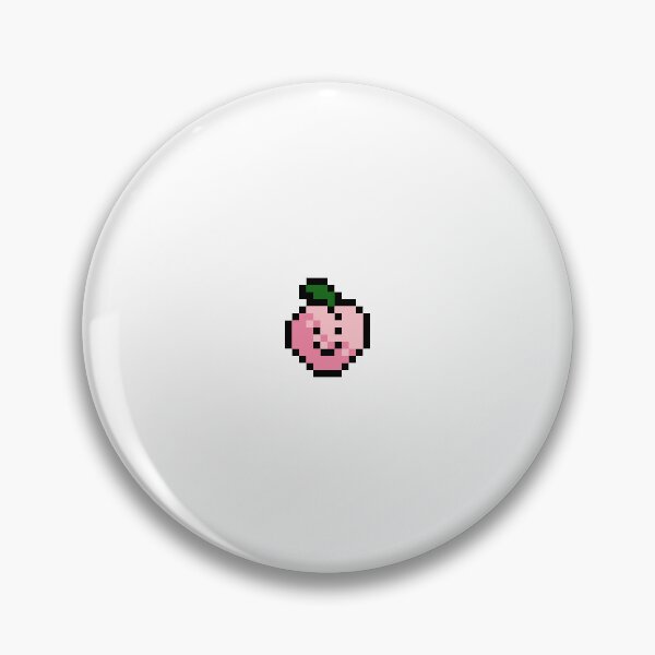 Item preview, Smiling Peach Pixel Art designed and sold by akrueger12.