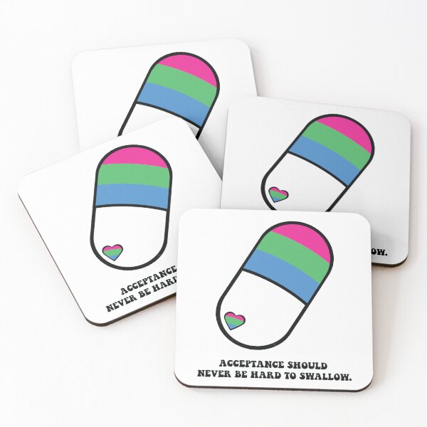 Item preview, Polysexual Pride Pill (black text) designed and sold by WatchersWanted.