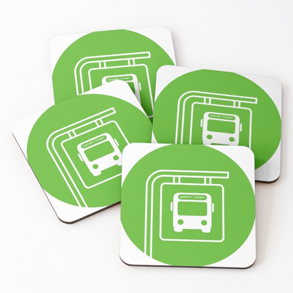 Item preview, Support Transit - Bus Stop Sign designed and sold by BitofLiz.