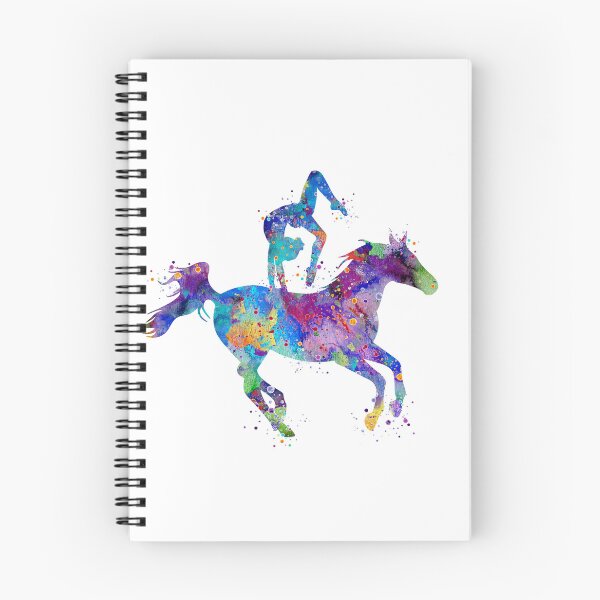 Item preview, Girl Equestrian Vaulting Watercolor designed and sold by LotusGifts.