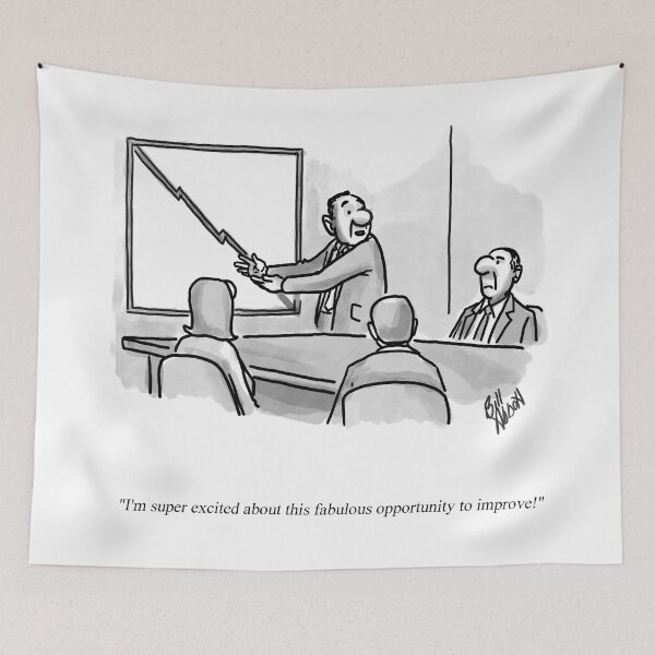 Item preview, Classic Business Optimism Cartoon designed and sold by abbottoons.