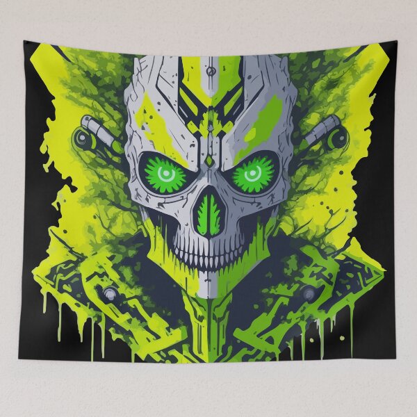 Item preview, Cyber Skull designed and sold by StonebridgeArt.