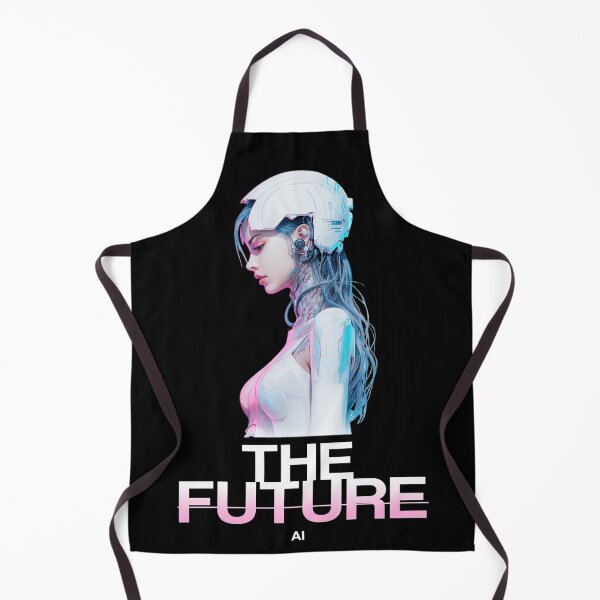 Item preview, Futuristic AI Girlfriend Digital Artwork designed and sold by SuperSeries.