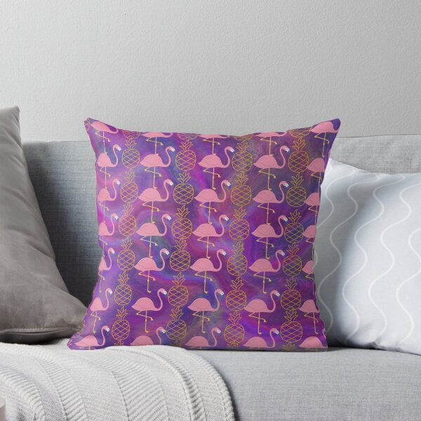 Item preview, Summer pattern with flamingos and pineapple designed and sold by ArtAngiTresors.