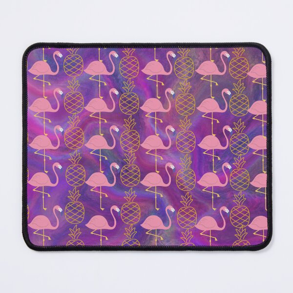 Item preview, Summer pattern with flamingos and pineapple designed and sold by ArtAngiTresors.