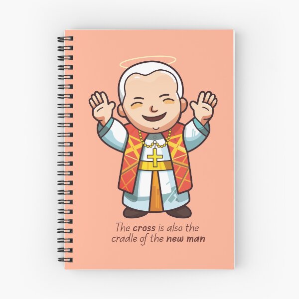 Item preview, Pope Saint John Paul II, the cross is the cradle of the new man designed and sold by adioseph.