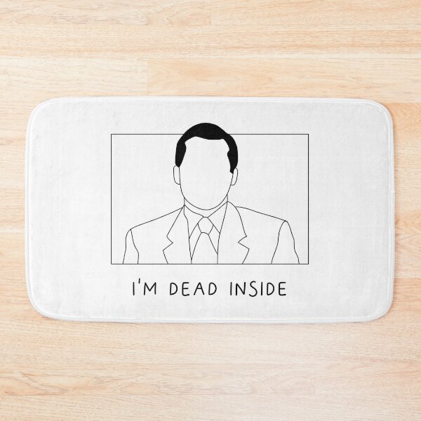 Item preview, Dead inside - Michael Scott - The office designed and sold by Tania Guzmán.