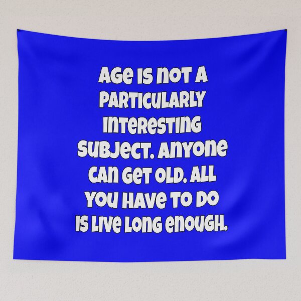 Item preview, Senior Citizen Funny Humor Age Is Not A Particularly Interesting Subject designed and sold by fantasticdesign.