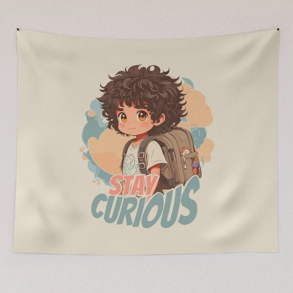 Item preview, Stay Curious designed and sold by IcalsaidArt.