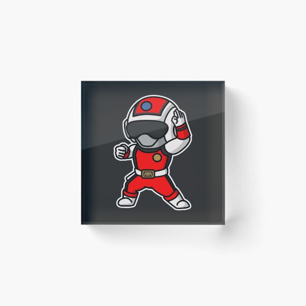 Item preview, Red Flash RedFlash Choushinsei Flashman Super Sentai Chibi Style Kawaii designed and sold by mattzwug-draws.