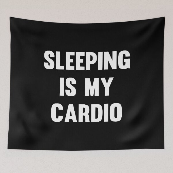 Item preview, Sleeping is My Cardio designed and sold by flippinsg.
