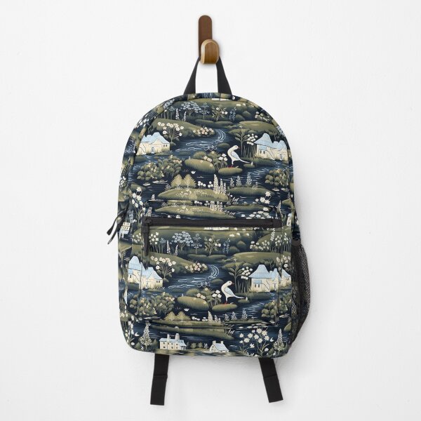Item preview, Charming Townscapes - Pattern with a Beautiful View of a Small Town designed and sold by vadimcarazan.