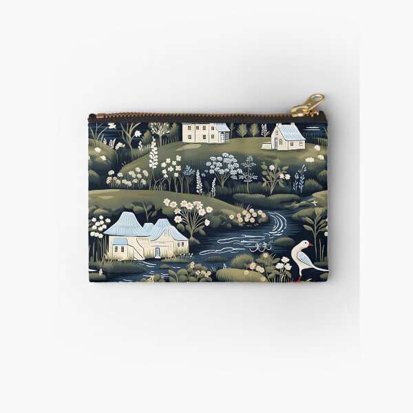 Item preview, Charming Townscapes - Pattern with a Beautiful View of a Small Town designed and sold by vadimcarazan.