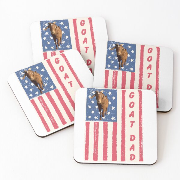 Item preview, Goat Dad | Patriotic Goats | Cute Goats | Funny Goats designed and sold by PistolRidgeFarm.