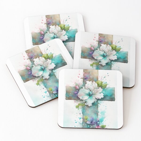 Item preview, Floral Cross designed and sold by theL3Studio.