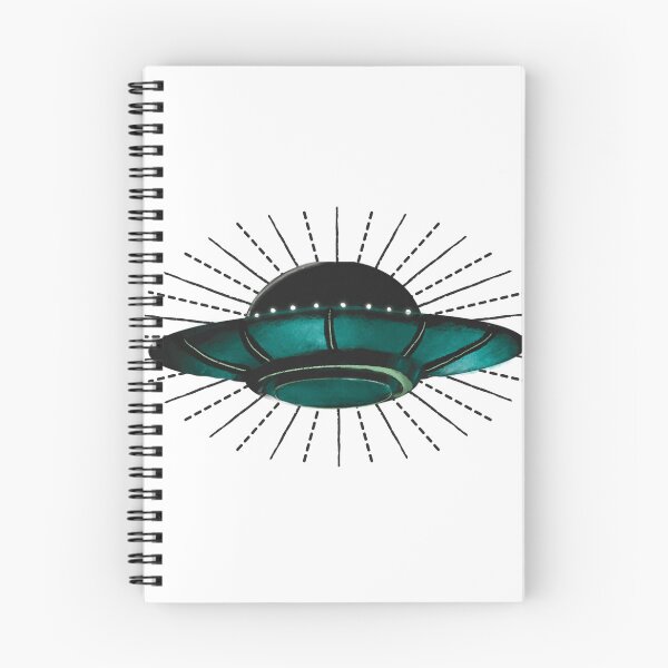 Item preview, Teal UFO  designed and sold by DoodlesByKy.