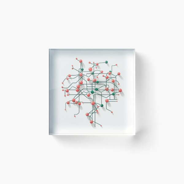 Item preview, Un diagrama que representa una lista enlazada designed and sold by posh1987.