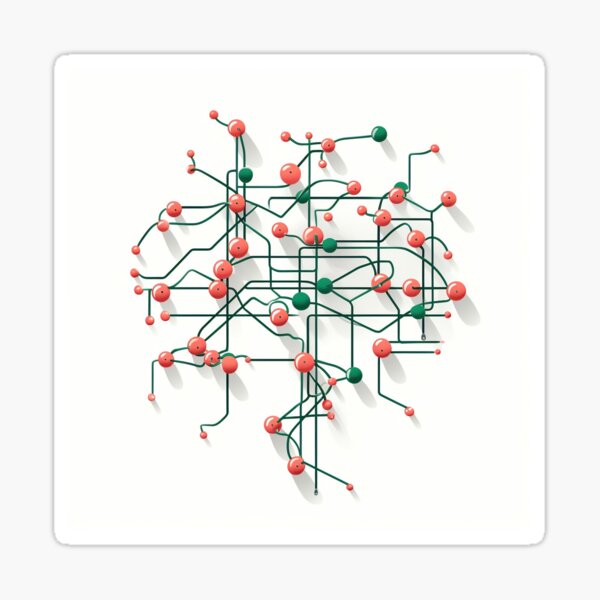Item preview, A diagram representing a linked list designed and sold by posh1987.