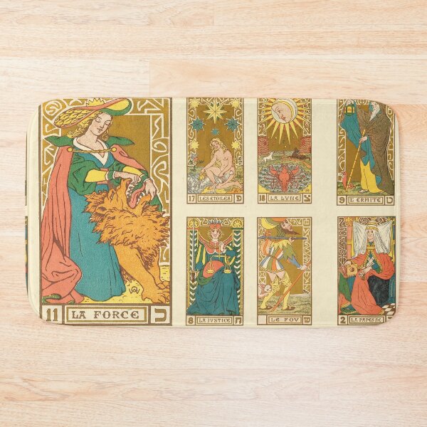 Item preview, Tarot deck. Wirth, de Guaita. The Force. Collage version by Mindthecherry (number 7 of 9 collage versions) designed and sold by MINDTHECHERRY.