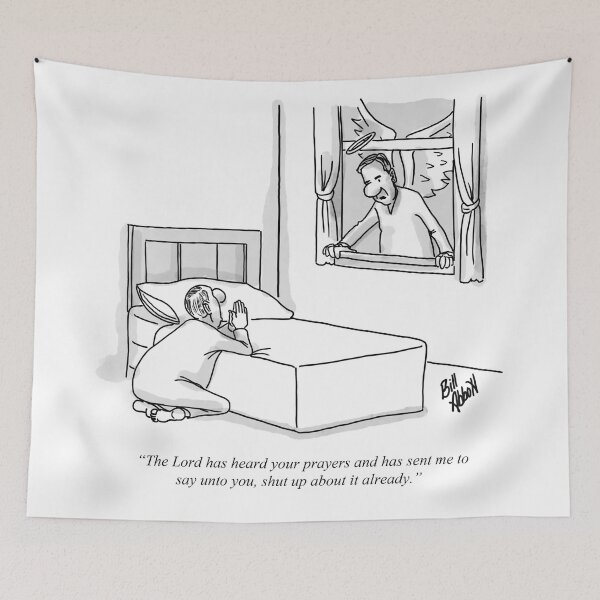 Item preview, Classic Angel and Praying Cartoon designed and sold by abbottoons.