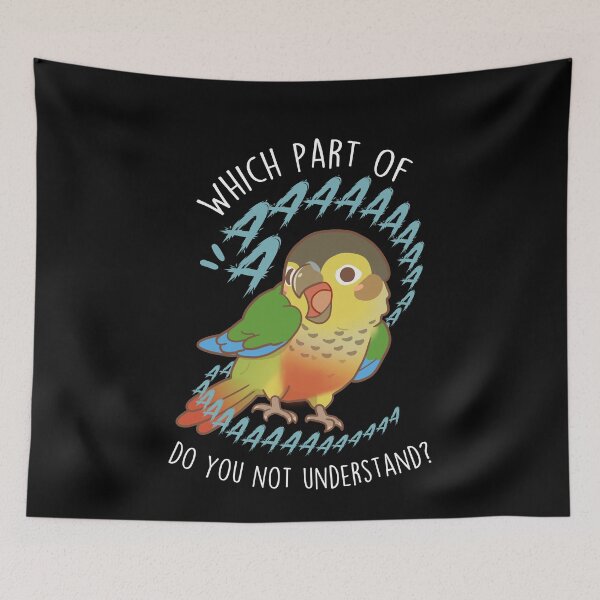 Item preview, Yellow-sided Green-cheeked Conure Parrot Aaaa designed and sold by Clara Hollins.