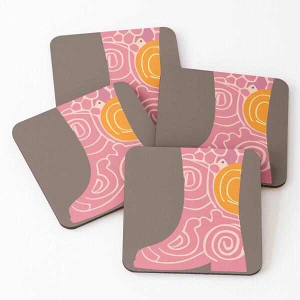 Item preview, Autumn Pink Welly against a Brown Background designed and sold by SamJanner.