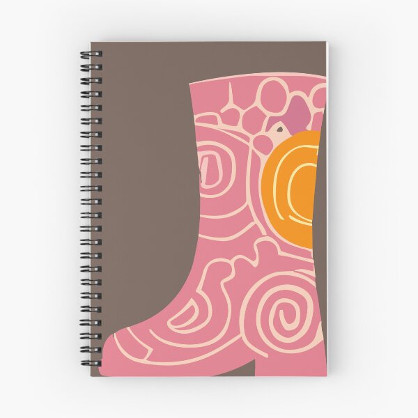 Item preview, Autumn Pink Welly against a Brown Background designed and sold by SamJanner.