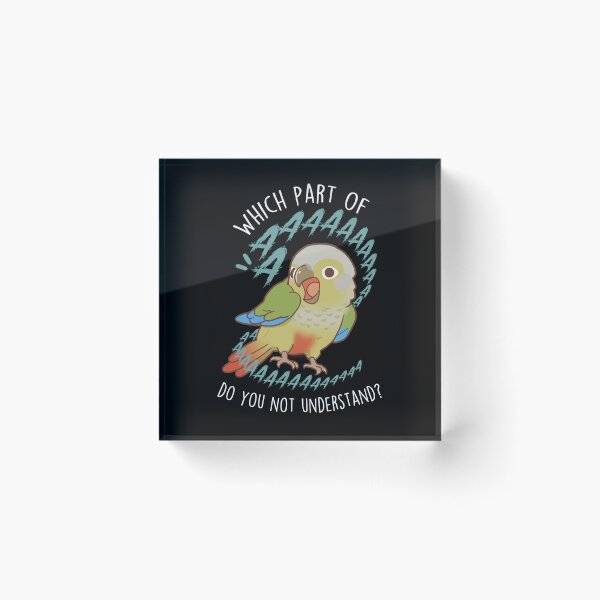 Item preview, Cinnamon Green-cheeked Conure Parrot Aaaa designed and sold by Clara Hollins.