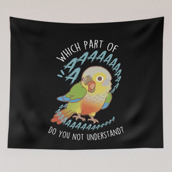 Item preview, Pineapple Green-cheeked Conure Parrot Aaaa designed and sold by Clara Hollins.