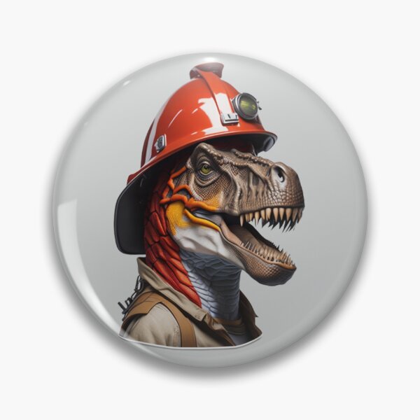 Item preview, Firefighter T-Rex Design  designed and sold by randomtdesigns.