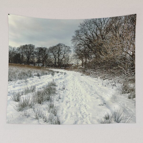 Item preview, Tree lined path - Christmas Card designed and sold by tomg.