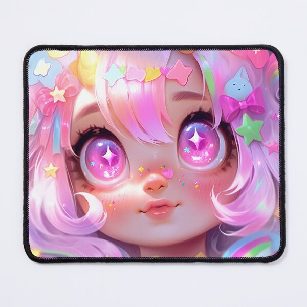 Item preview, Adorable Pink Little Unicorn Anime Girl designed and sold by bubblegoth.