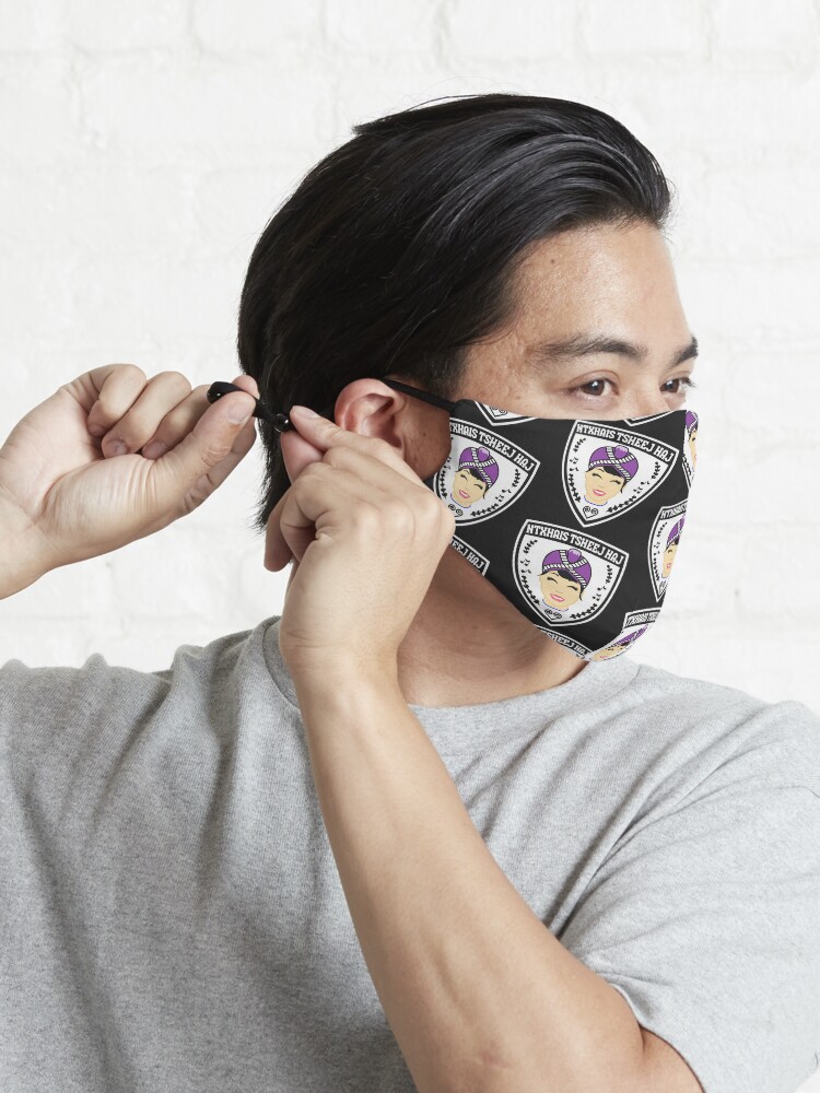 Ntxhais Tsheej Haj" Mask for by ProudtobeHmong | Redbubble