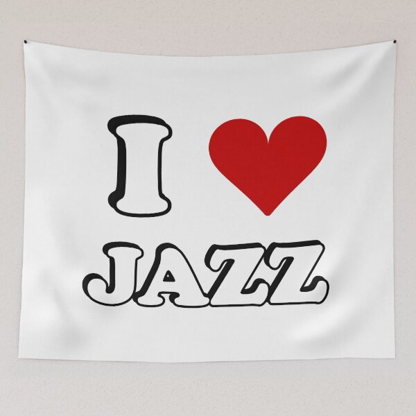 Item preview, I heart jazz - I love jazz designed and sold by Inspirationmotivation.