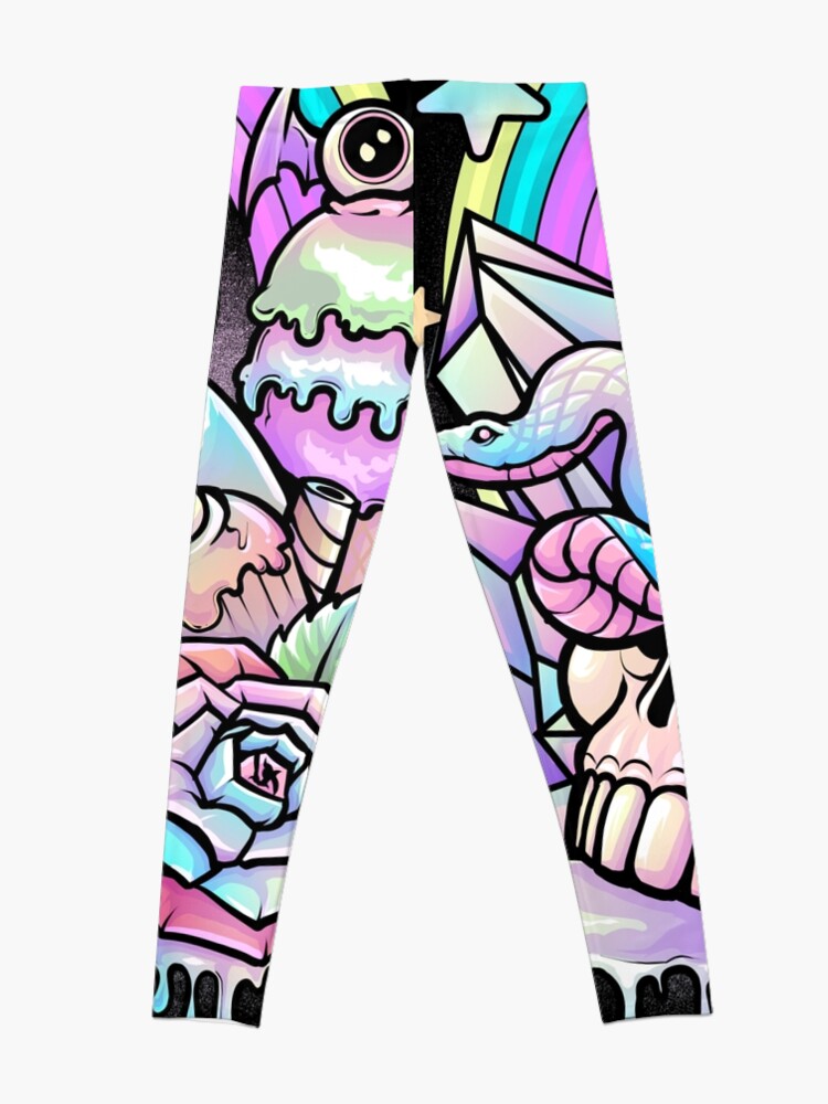 Pastel Goth Leggings for Sale